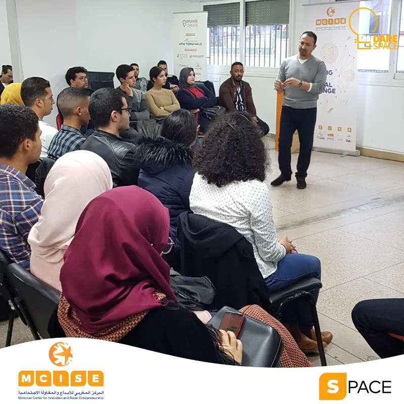 لقطة من ورشة تدريبية سابقة